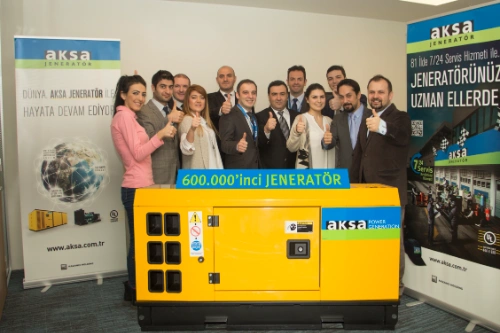 Aksa Jeneratör’den 600 Bin Adet Jeneratör